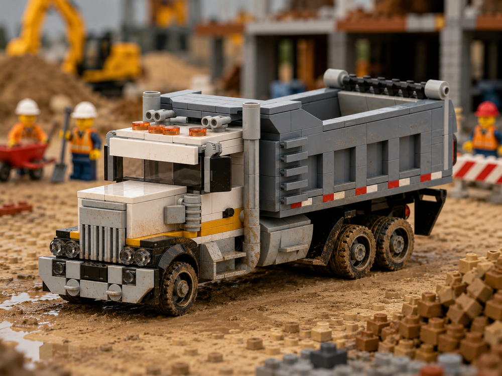 Lego Kenworth Dump Truck