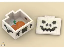 Halloween skeleton box