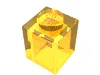 Brick 1 x 1 / Trans-Yellow