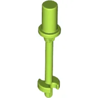 Bar 3L with Handle, Stop Ring and Side Stops (Minifig Ski Pole) / Lime