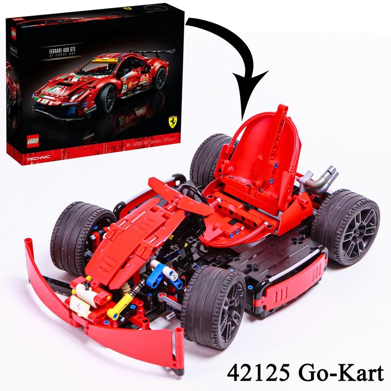 Lego Go-Kart (42125 Ferr ari 488 GTE c-model)