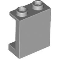 Panel 1 x 2 x 2 [Side Supports / Hollow Studs] / Light Bluish Gray