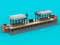 LEGO Long Island Railroad Inspired LIRR Train Station