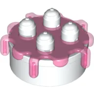 Duplo Food Cake with Trans Dark Pink Frosting