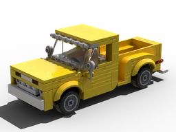 60s-Style Pickup Truck - City Scale