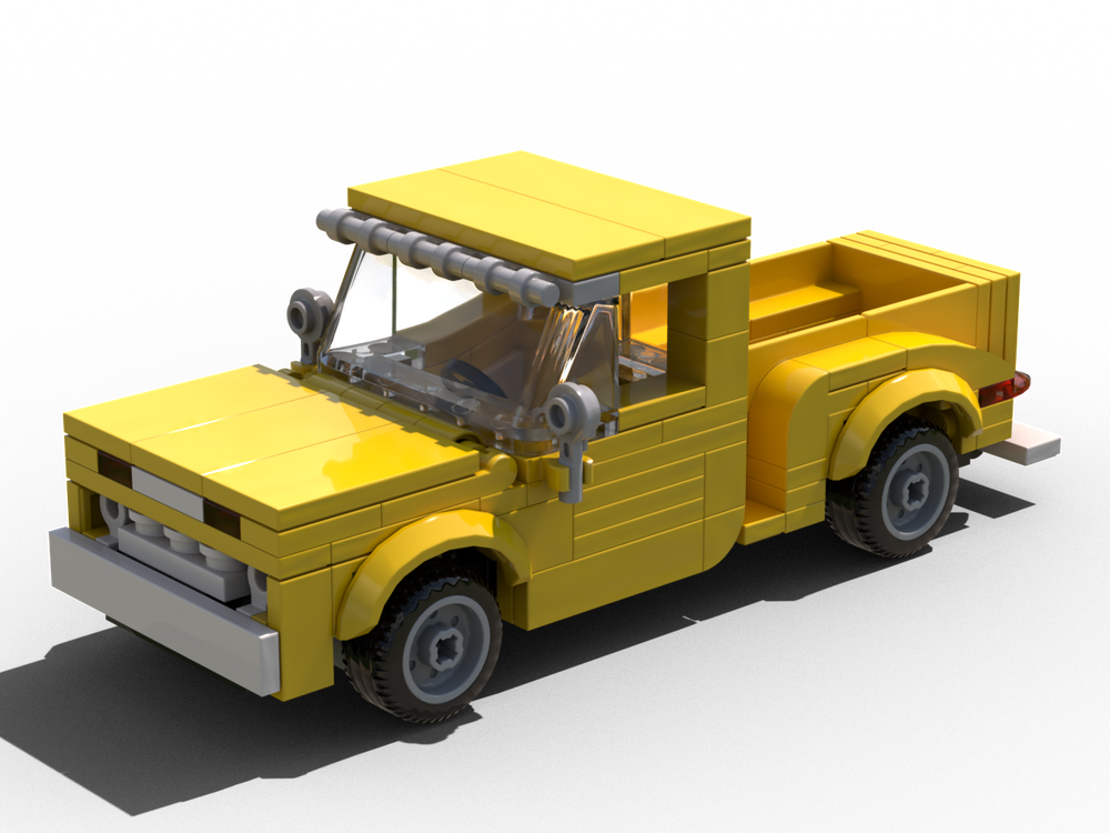 Lego 60s-Style Pickup Truck - City Scale