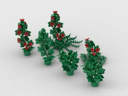 Colorful Bushes #4 for modular models