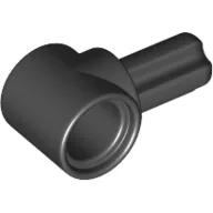 Technic Pin Connector Hub with 1 Axle / Black