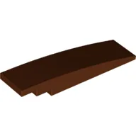 Brick Curved 8 x 2 No Studs / Reddish Brown