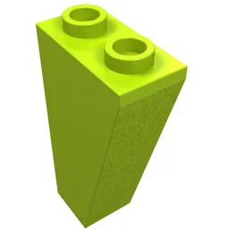 Brick Sloped Inverted 75° 2 x 1 x 3 / Lime