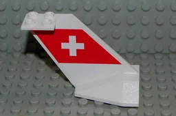 Tail Wedge with SWISS Air Logo Pattern on Both Sides (Stickers) - Set 4032-8