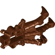 Large Figure Foot, Claw, Piraka / Reddish Brown