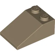 Brick Sloped 33° 3 x 2 / Dark Tan