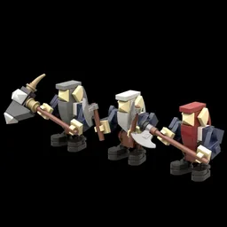 Medieval Dwarf with a big axe