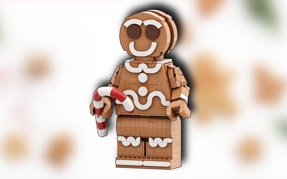 Lego Up-Scaled LEGO Minifigure - Gingerbread Man