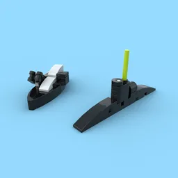 Panda sub and battleship 30641