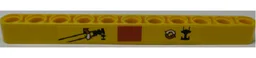 Technic, Liftarm Thick 1 x 11 with Crane Boom and Hook Operating Instructions Pattern (Sticker) - Set 42009