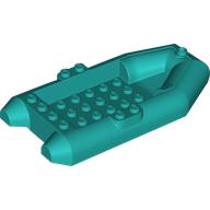 Lego Boat / Rubber Raft / Dinghy 6 x 12 / Dark Turquoise