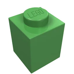 Brick 1 x 1 / Bright Green