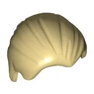 Hair Combed Back / Tan