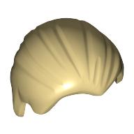 Lego Hair Combed Back / Tan