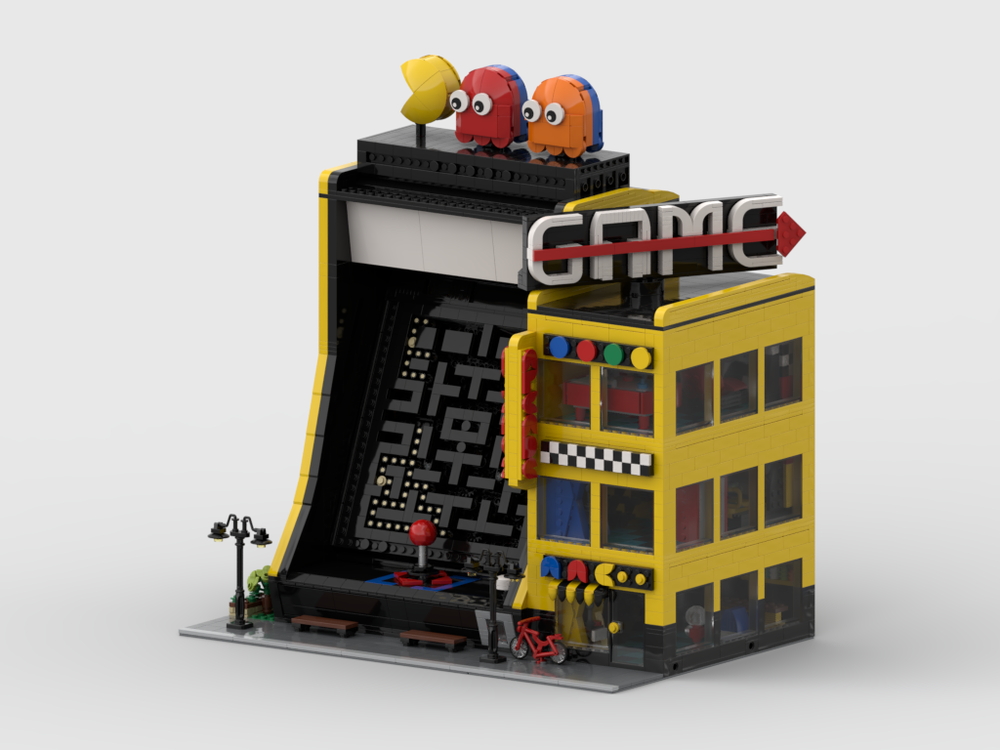 Lego Modular Arcade Center + Display for set 10323
