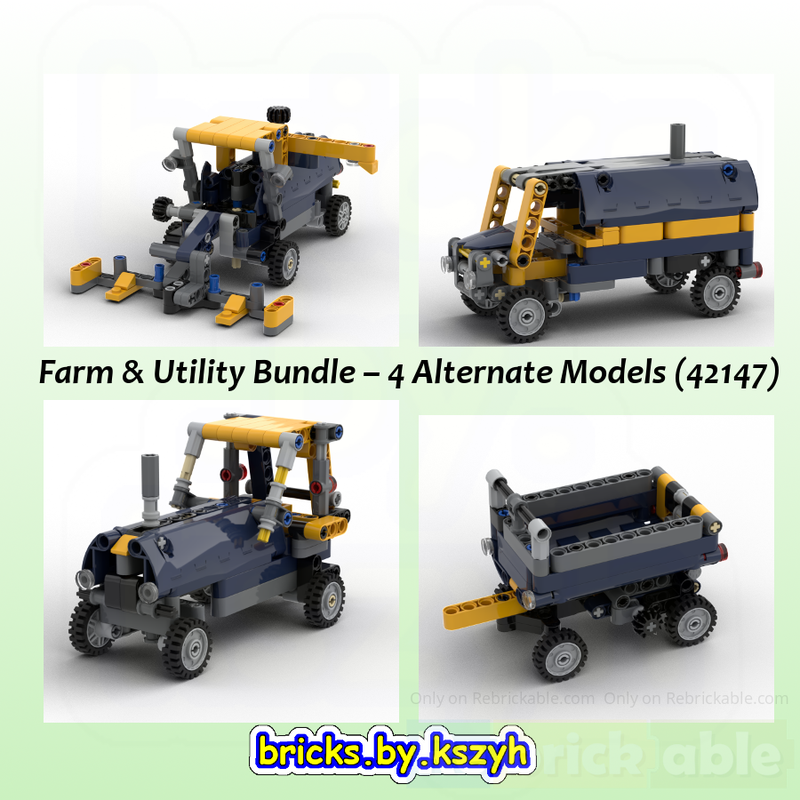 Lego Farm & Utility Bundle – 4 Alternate Models (42147)