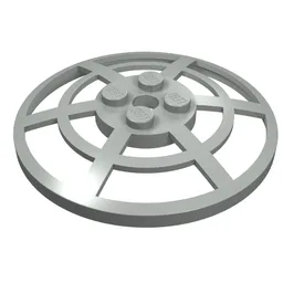 Dish 6 x 6 Inverted, Radar / Webbed [No Anti-studs]