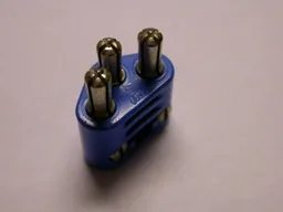Electric Connector, 3 Way Male Rounded