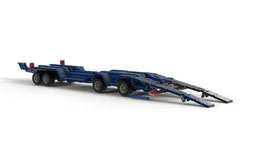 4 Axle Low Loader Trailer Arocs Scale with PoweredUp