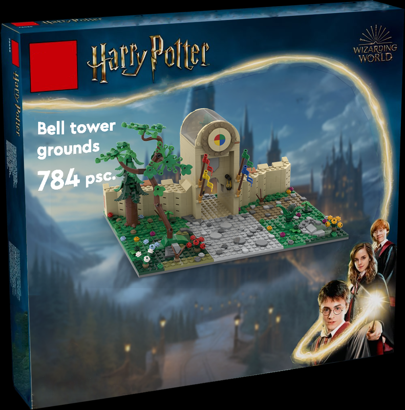 Lego Bell tower grounds