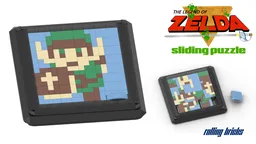 8-Bit Zelda Sliding Puzzle Game