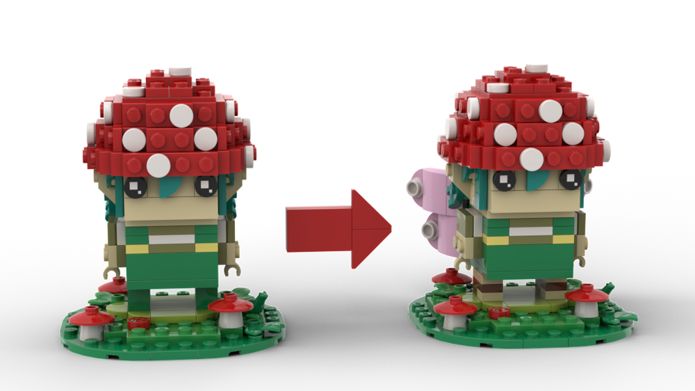 Lego FudgeTheFey Brickheadz Conversion