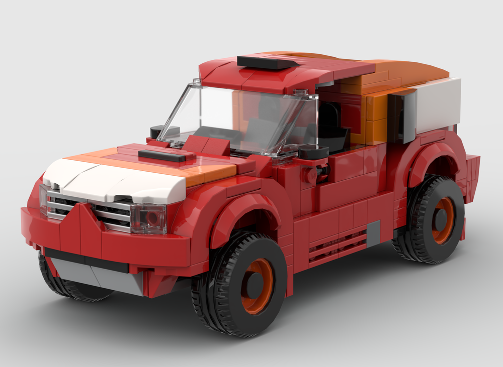 Lego Mitsubishi Pajero/Montero Evo MPR13 - Dakar 2007 Winner