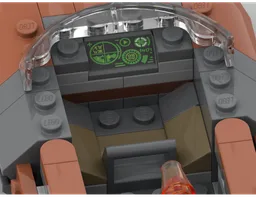 Orange Sorosuub Hover Speeder