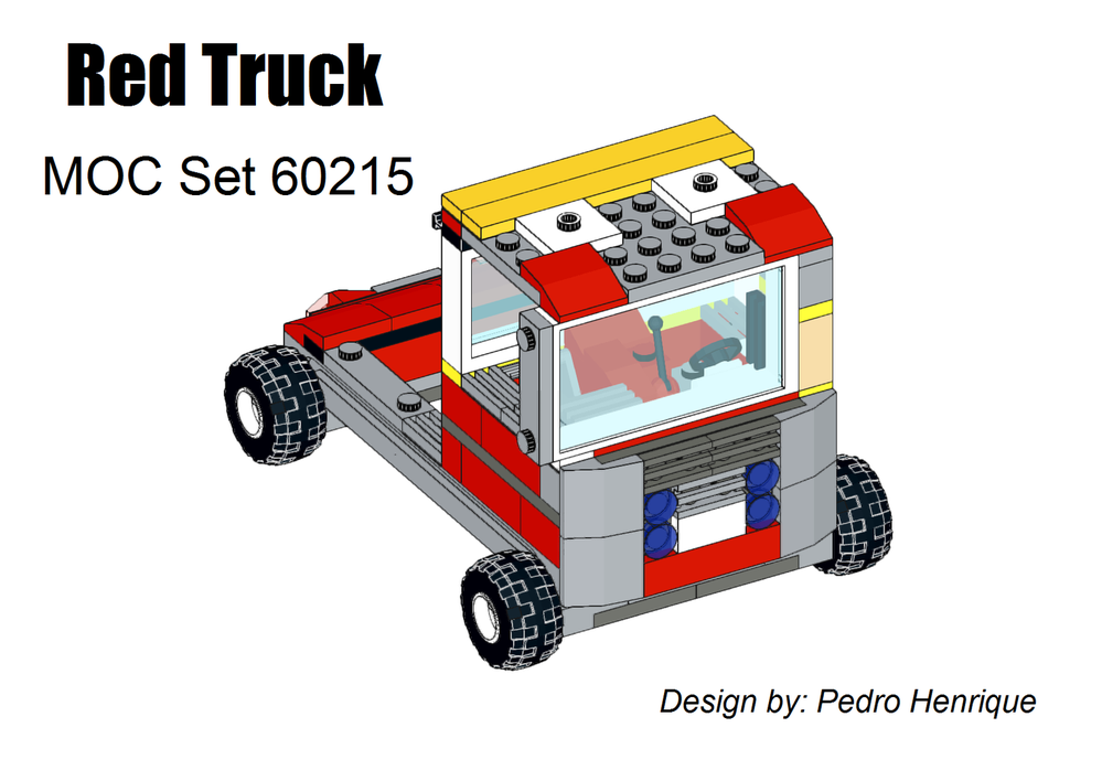 Lego Red Truck - MOC 60215