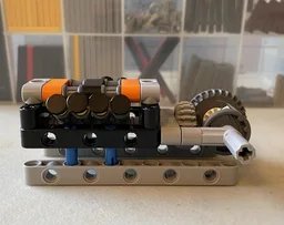 Modular 8-Cylinder Engine with Differential