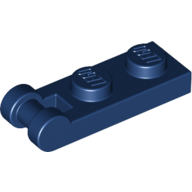 Lego Plate Special 1 x 2 with Handle on End [Closed Ends] / Dark Blue