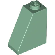 Brick Sloped 65° 2 x 1 x 2 / Sand Green