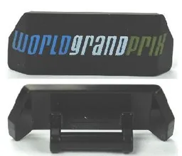 Vehicle, Spoiler with Bar Handle with 'WORLD GRAND PRIX' Pattern (Undetermined Type)