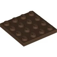 Plate 4 x 4 / Brown