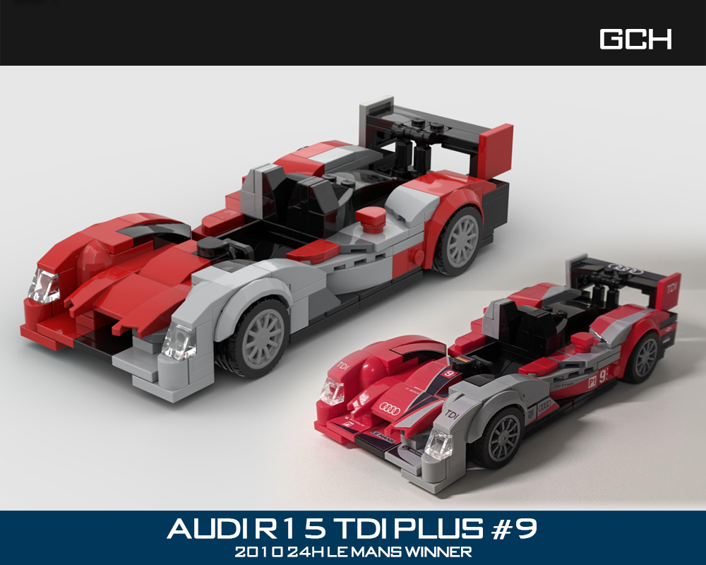 Lego Audi R15 TDI Plus #9 2010 Le Mans winner