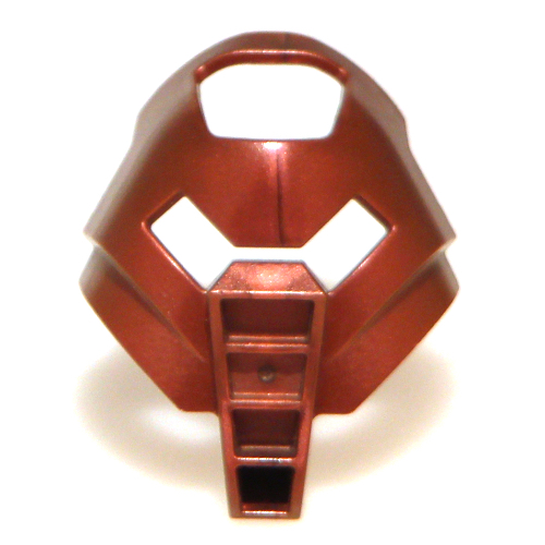 Lego Large Figure Mask Huna (Turaga) / Two-tone Copper