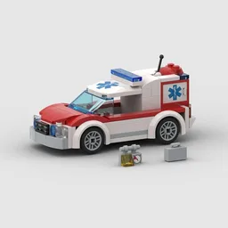 Lego City Emergency Doctor's Car
