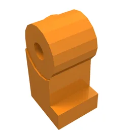 Leg, Left / Orange