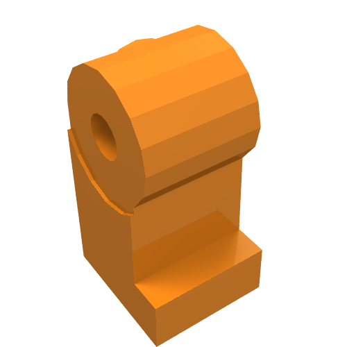 Lego Leg, Left / Orange