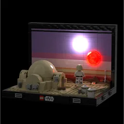 Binary Sunset from A New Hope Diorama