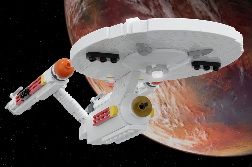 Lego Constitution class (Ent-D Scale)
