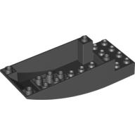 Lego Aircraft Fuselage Curved 10 x 4 x 2 / Black