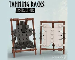 TANNING RACK - Lego Castle/viking moc